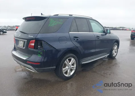 2013 Mercedes-Benz Ml 350 4Matic from USA, damaged, VIN 4JGDA5HB5DA238598